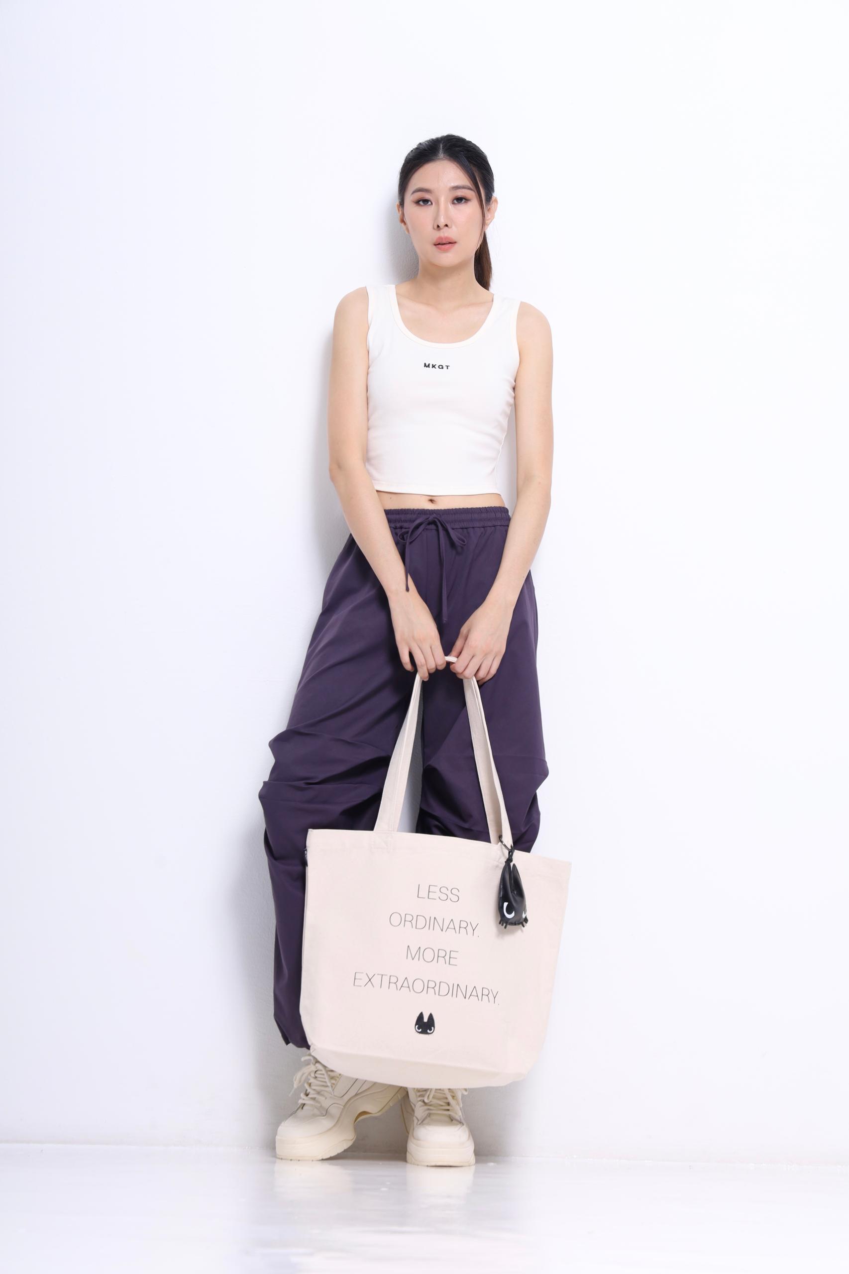 CB2690 EMBD LETTER TANK TOP