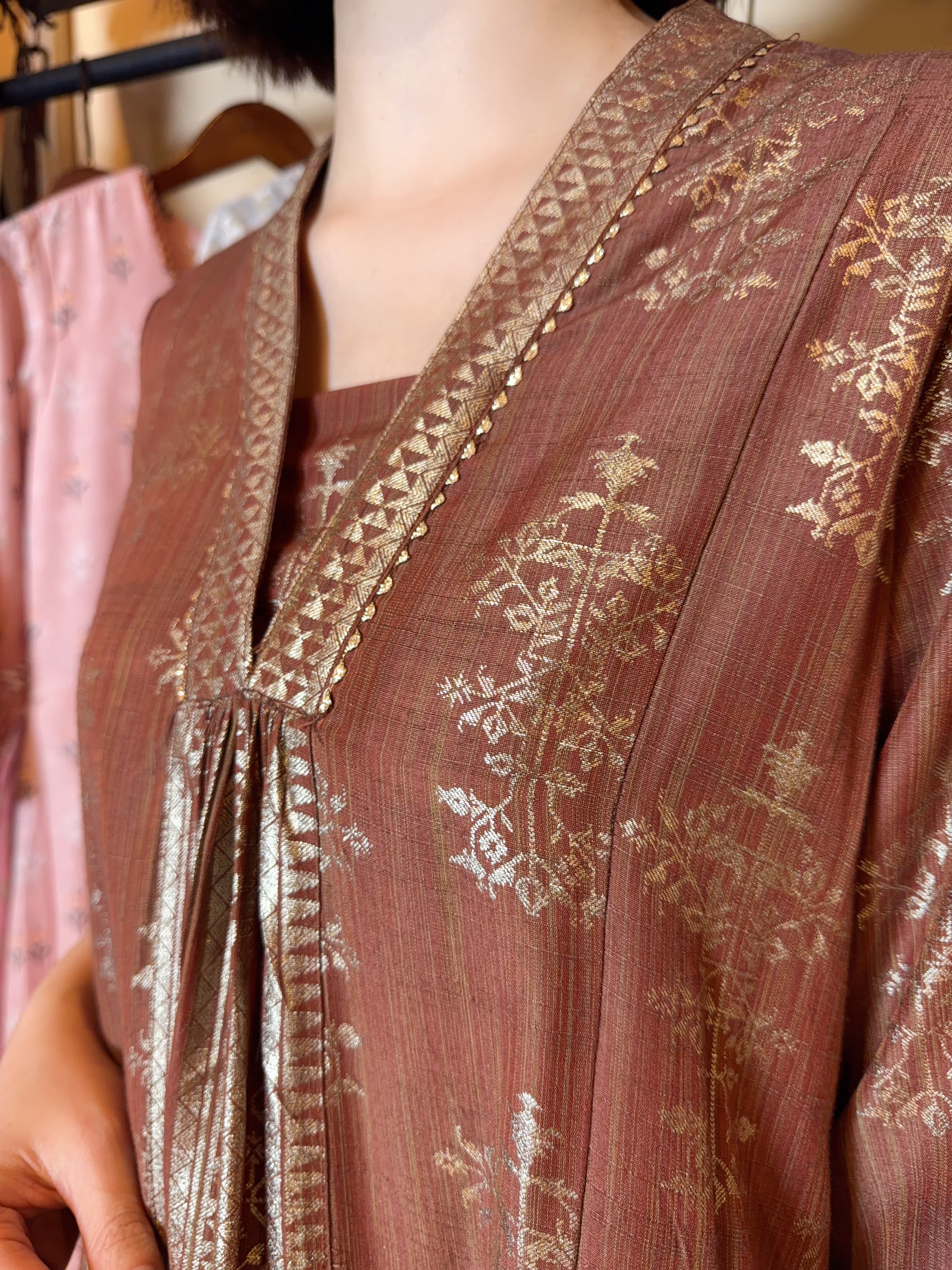 Orange X Choco Tone A-Line Foil Stamping OP47" #1412