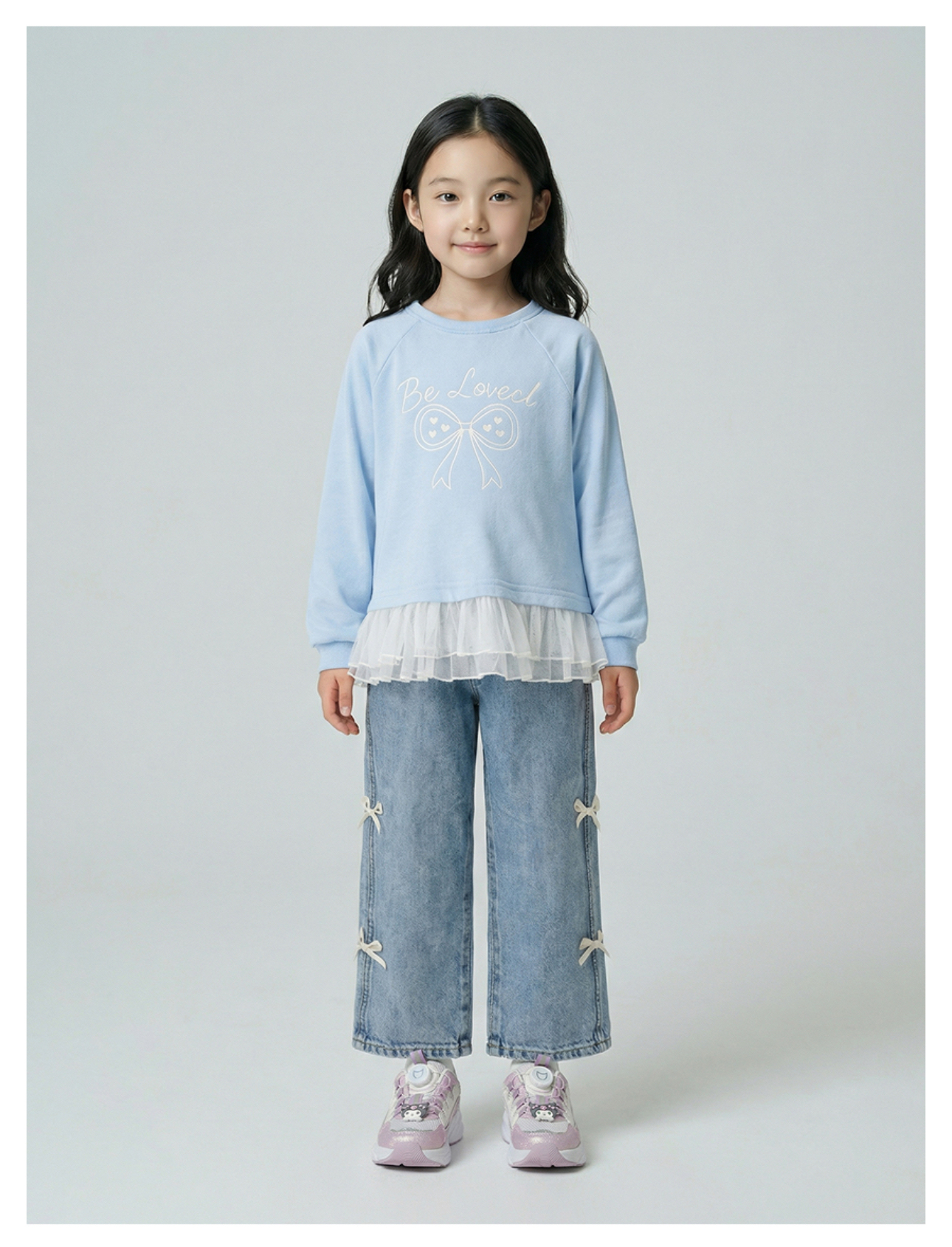 🇰🇷預訂 韓國直送🇰🇷Sanrio兩色人物裝飾撥盤式閃粉波鞋