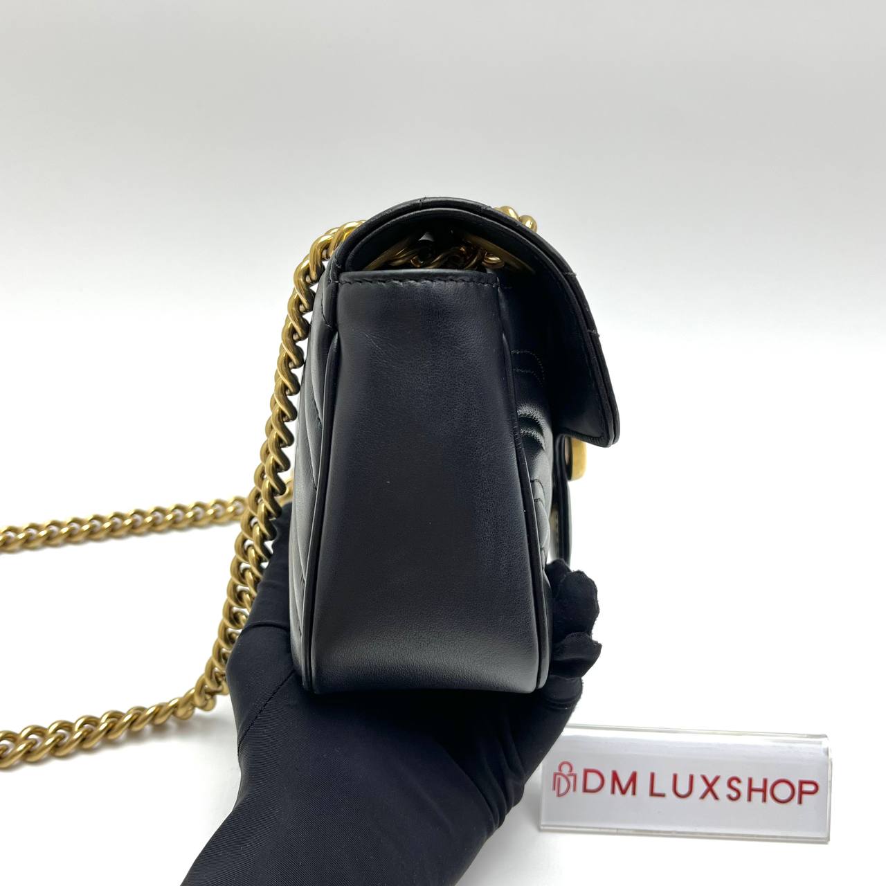 Gucci Marmont Black Mini GHW