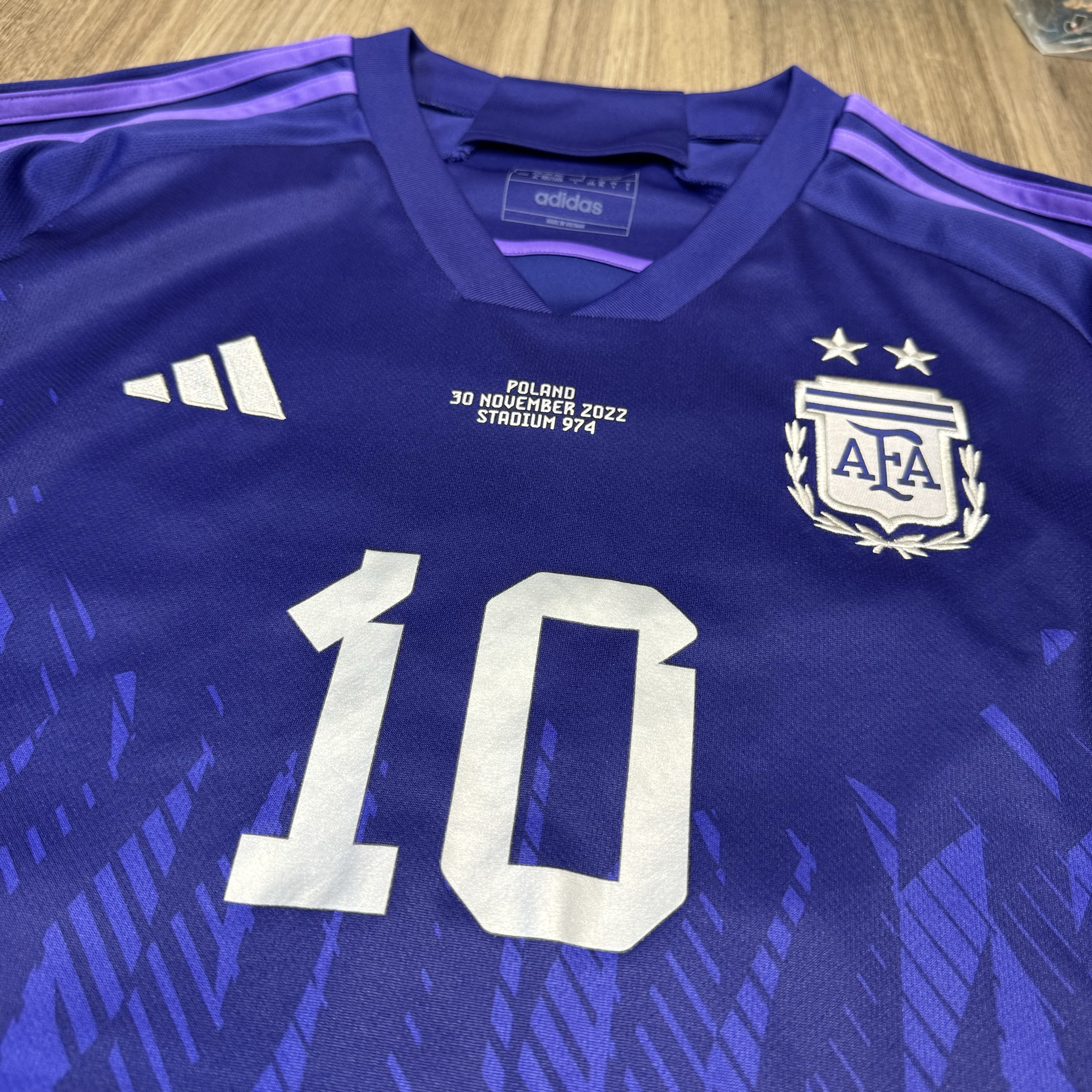 Argentina WC2022 away shirt #10 Messi