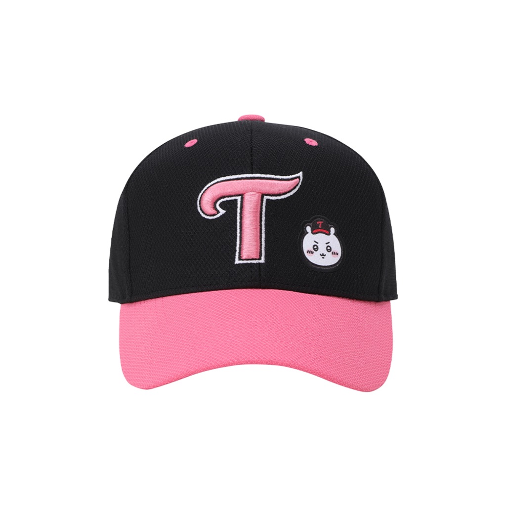 《Pre-Order》Cap (Black Pink)｜韓國 Chiikawa 吉伊卡哇 X LG Twins 棒球隊商品 第二彈 (26CKW17-P)