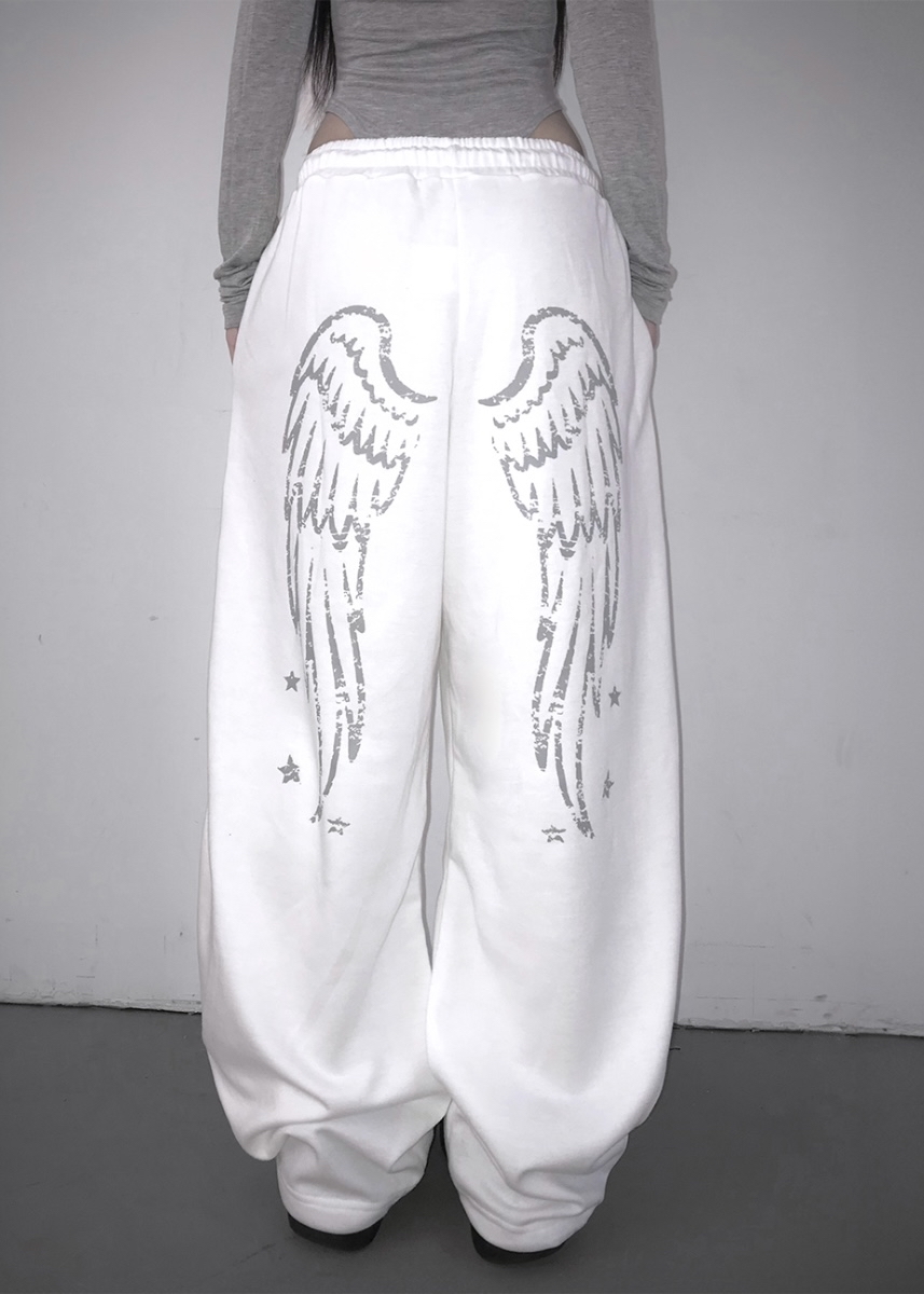 Angel Wings Wide Sweatpants