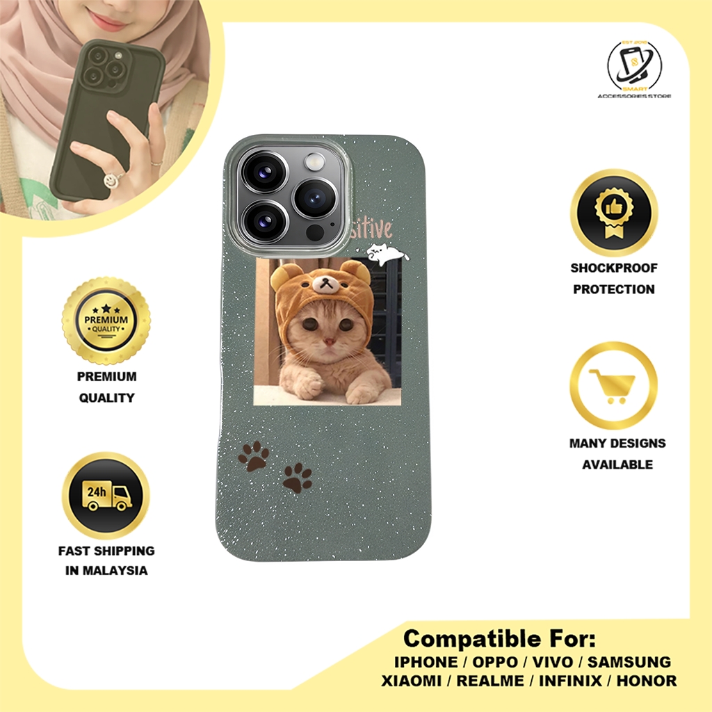 BLING CASE PHONE FOR IPHONE - DESIGN CAT A
