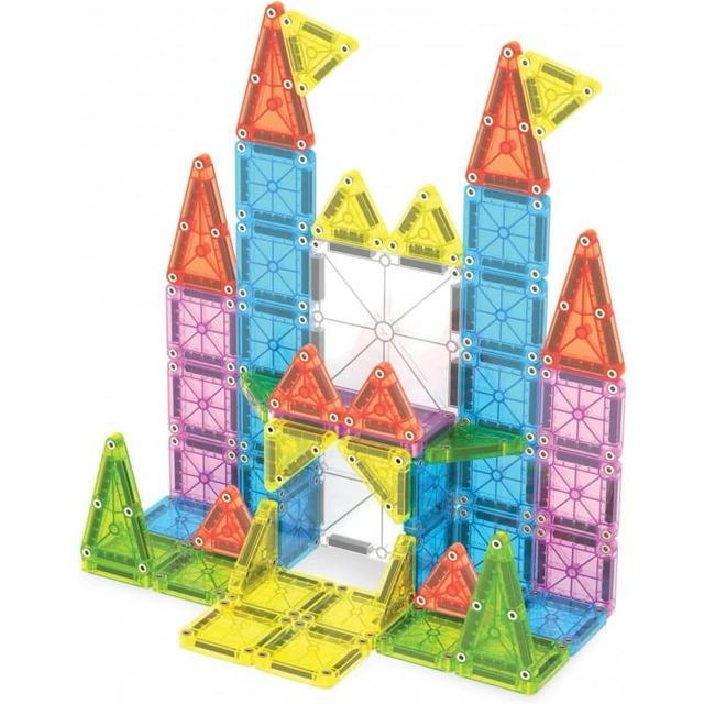 Magna-Tiles 旅行組 豪華 55 件式磁性結構組