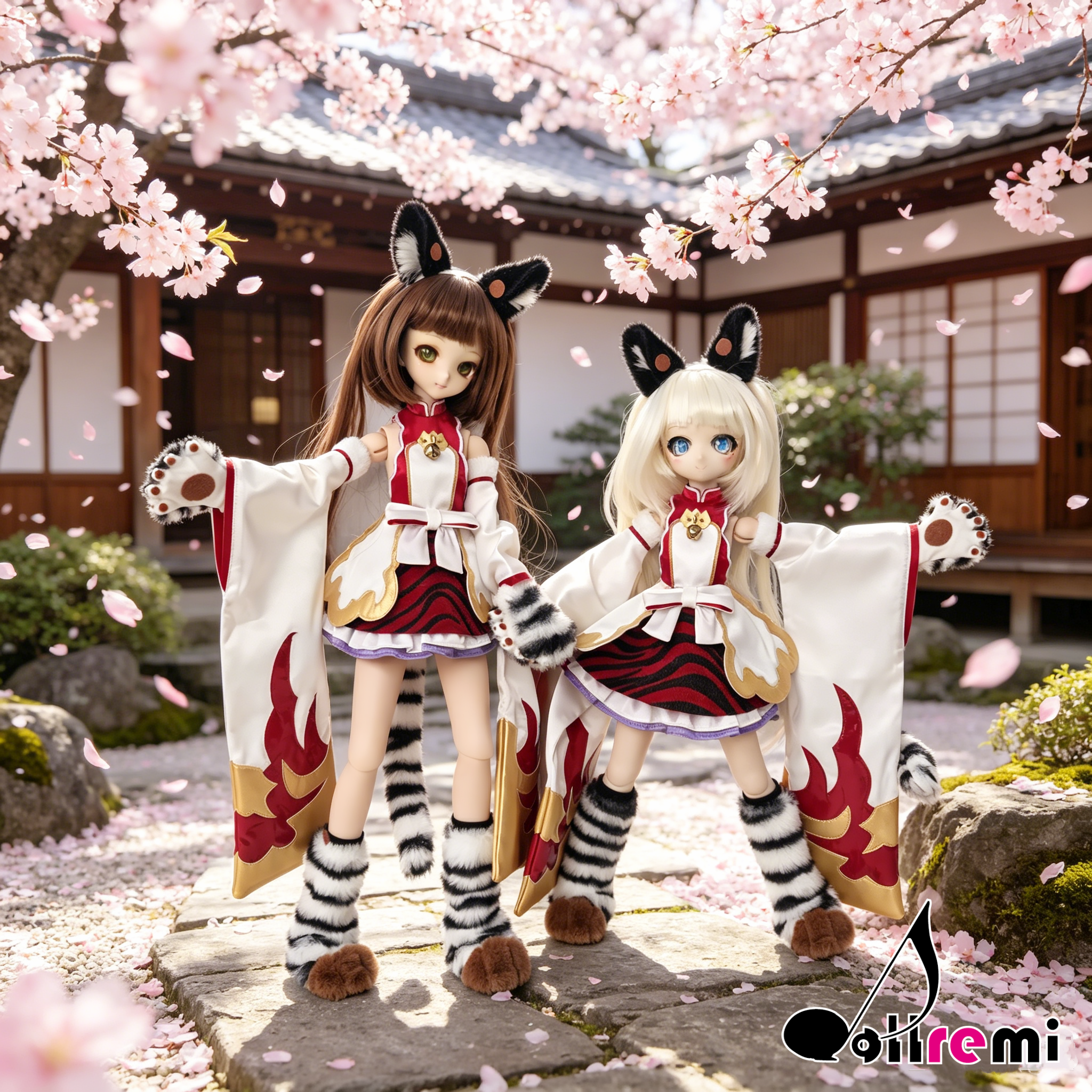【dollremi】(DD0935) COS 碧藍幻想 Granblue Fantasy 虎神將 辛妲拉 Cidala - 白桃 Bai