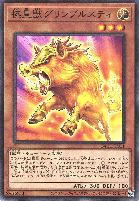 BACH-JP011 極星獸 金毛豬