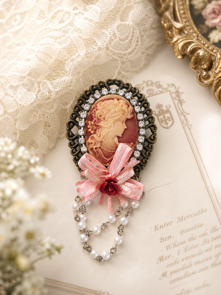 舊時光與法式玫瑰 ∙ 維多利亞宮廷復古手工胸針系列 Memories of Old & French Roses ∙ Victorian Palace Vintage Handmade Brooch Collection