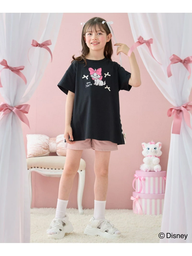 🆕【⭐訂購⭐】🇯🇵日本直送 #Marie 少女絲帶 寬鬆版型 連身裙式 短袖Tee［2款選］🌀 [ELDA-0252][260528]