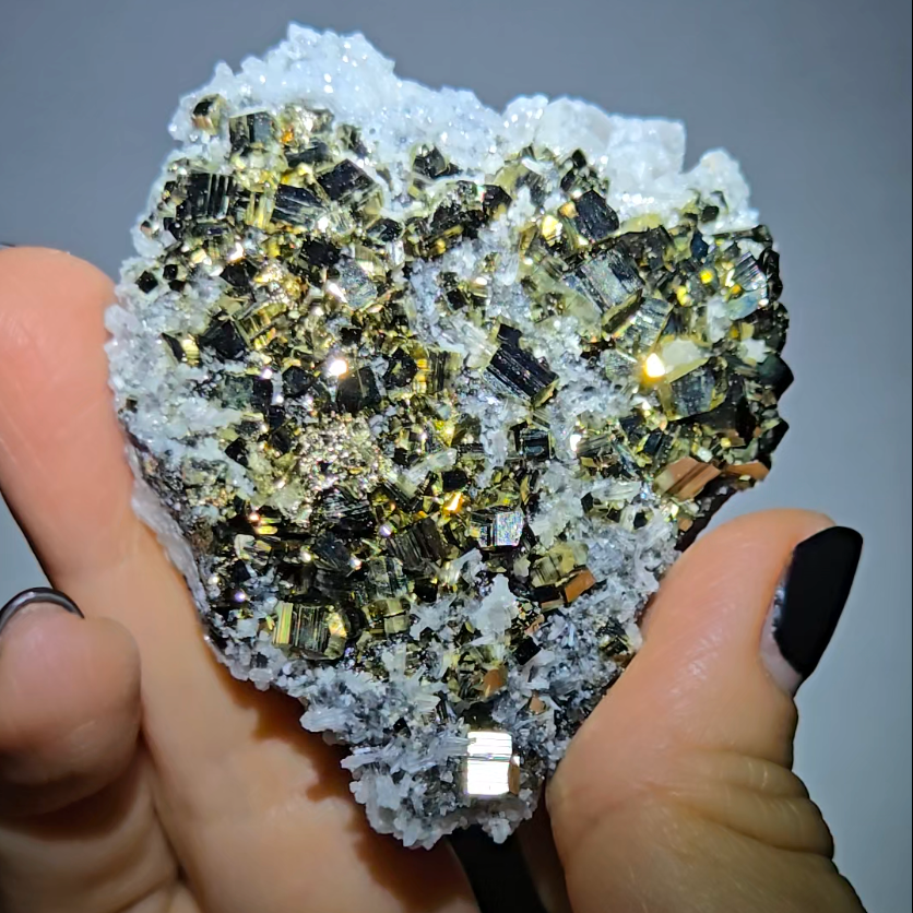 Pyrite with quartz and sphalerite from Bulgaria - PY81
