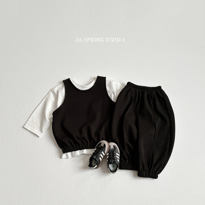 🇰🇷vivid_I set (vest+pants)