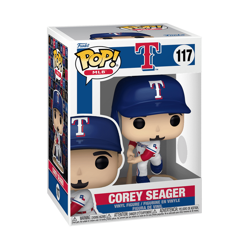📦訂購 美國代購 Funko POP! Corey Seager (White Home Uniform) Figure 德州遊騎兵 模型