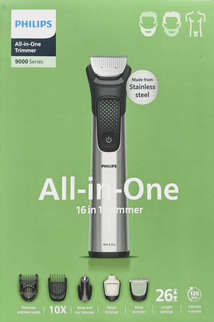 Philips 9000 系列一體式修剪器，適用於臉部、頭部和身體的 16合 1 多功能修剪器（MG9532/15) Series 9000 All-in-one Trimmer, 16-in-1 Multigroom (Model MG9532/15)