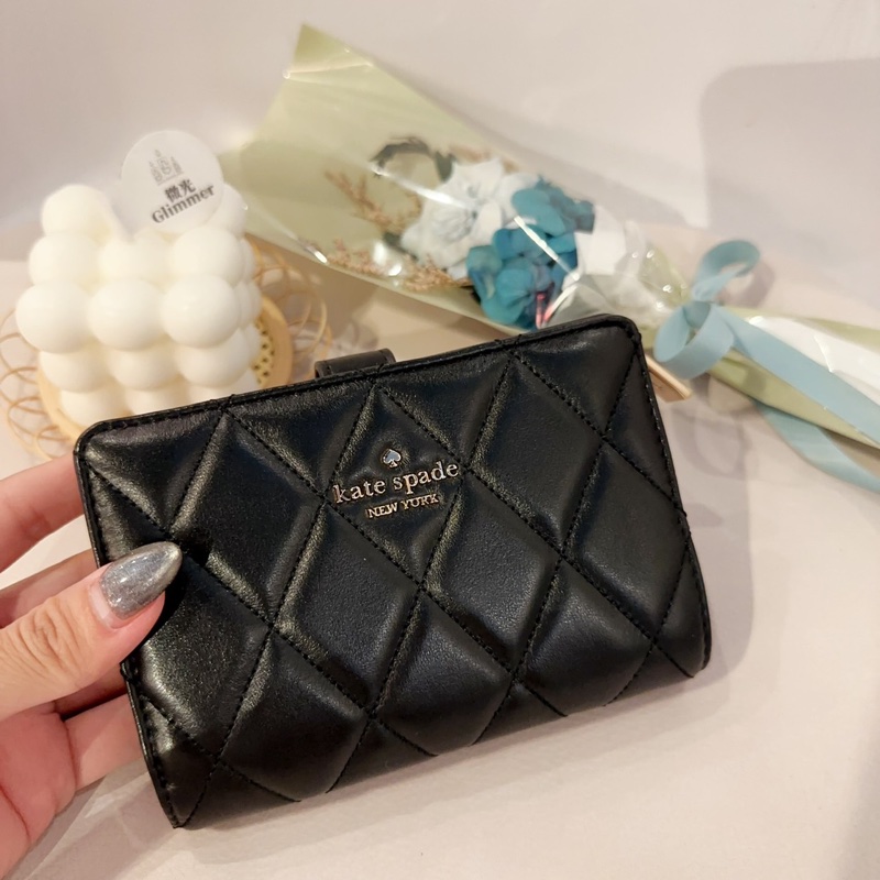 香港現貨-KATE SPADE NATALIA MED BIFOLD WALLET BLK