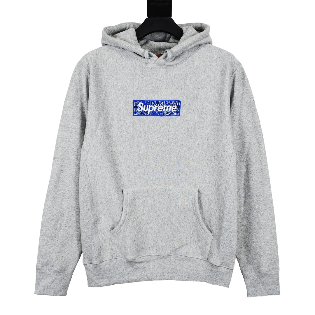 Supreme Bandana Box Logo Hooded Sweatshirt