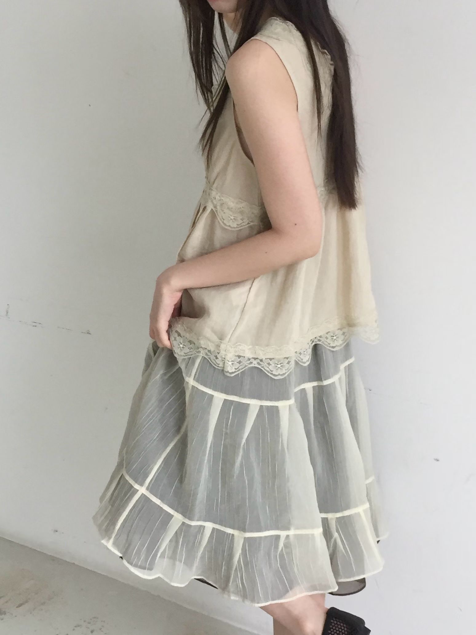 雙層紗裙