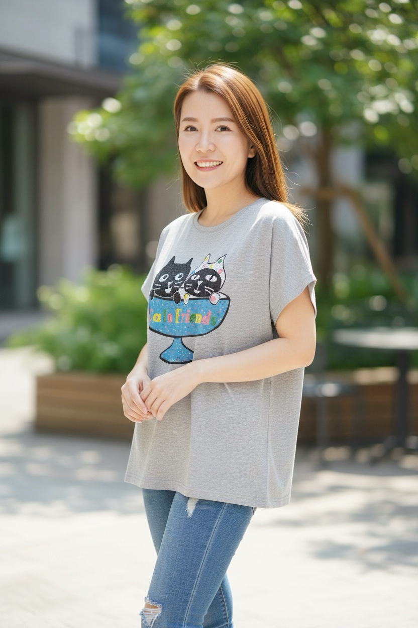 Catsfriends Ice Cream Tee