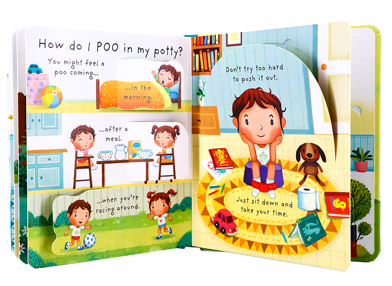 Usborne First Questions and Answers系列翻翻書Why Do We Need A Potty? 為什麼用便盆