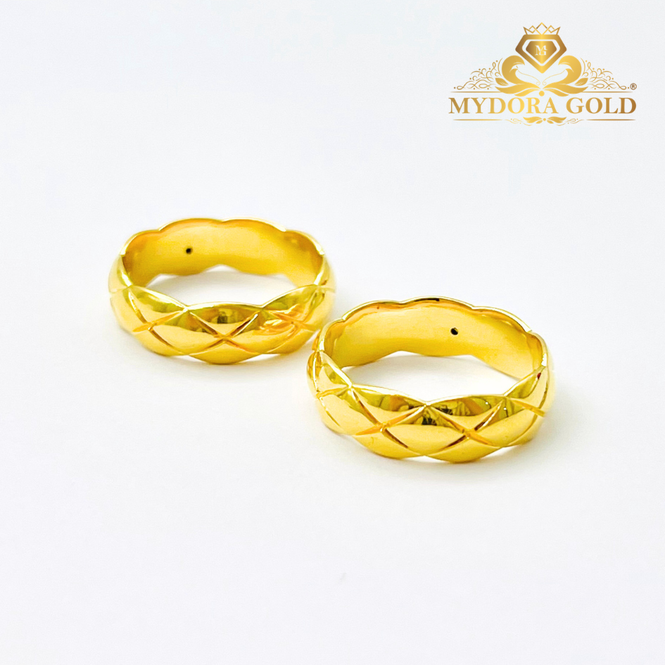 MYDORA Cincin Golden Rope L (5G) l EMAS 916/22K