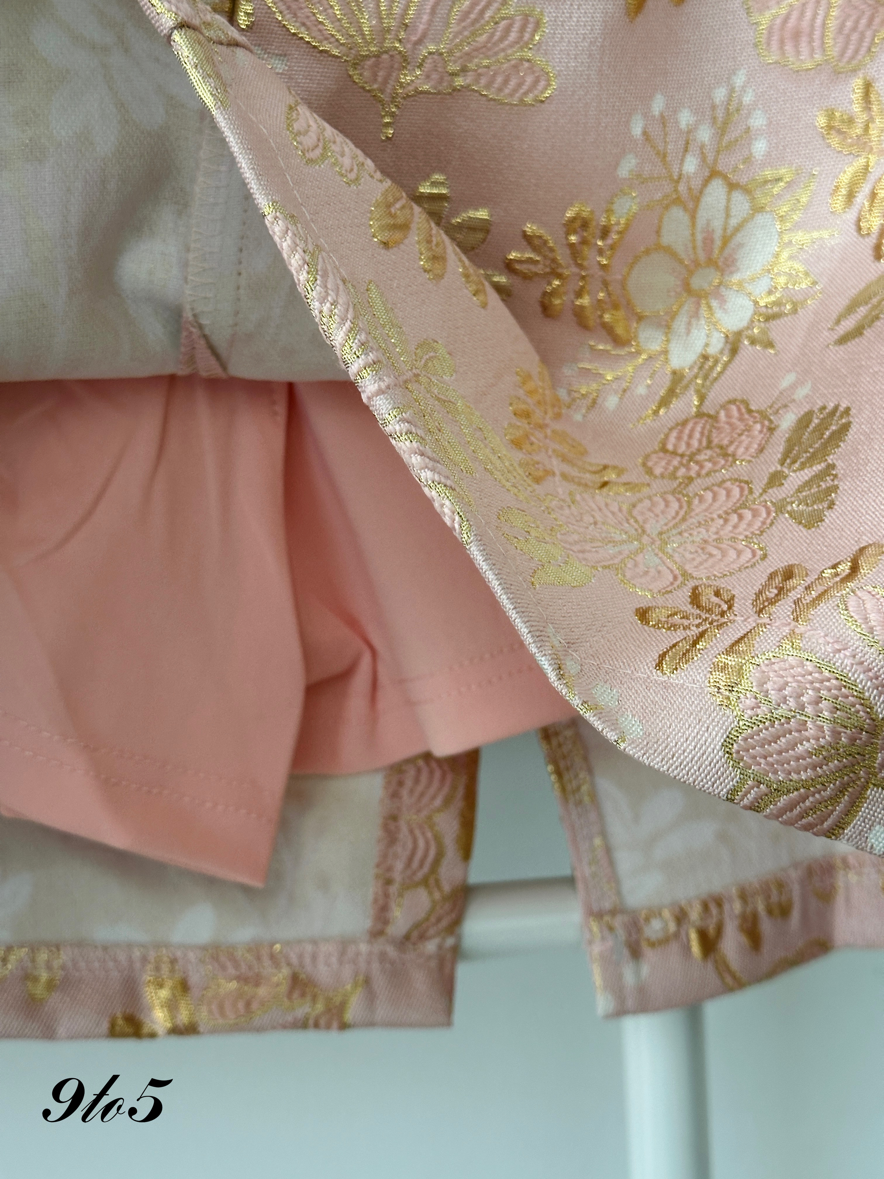 D2321 Puff Sleeve Cheongsam Matching Set - 3 Colors