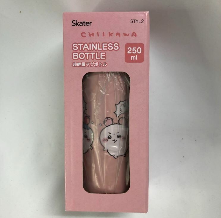 日本直送 Skater Chiikawa 不銹鋼超輕量保溫瓶250ml - 1件 現貨