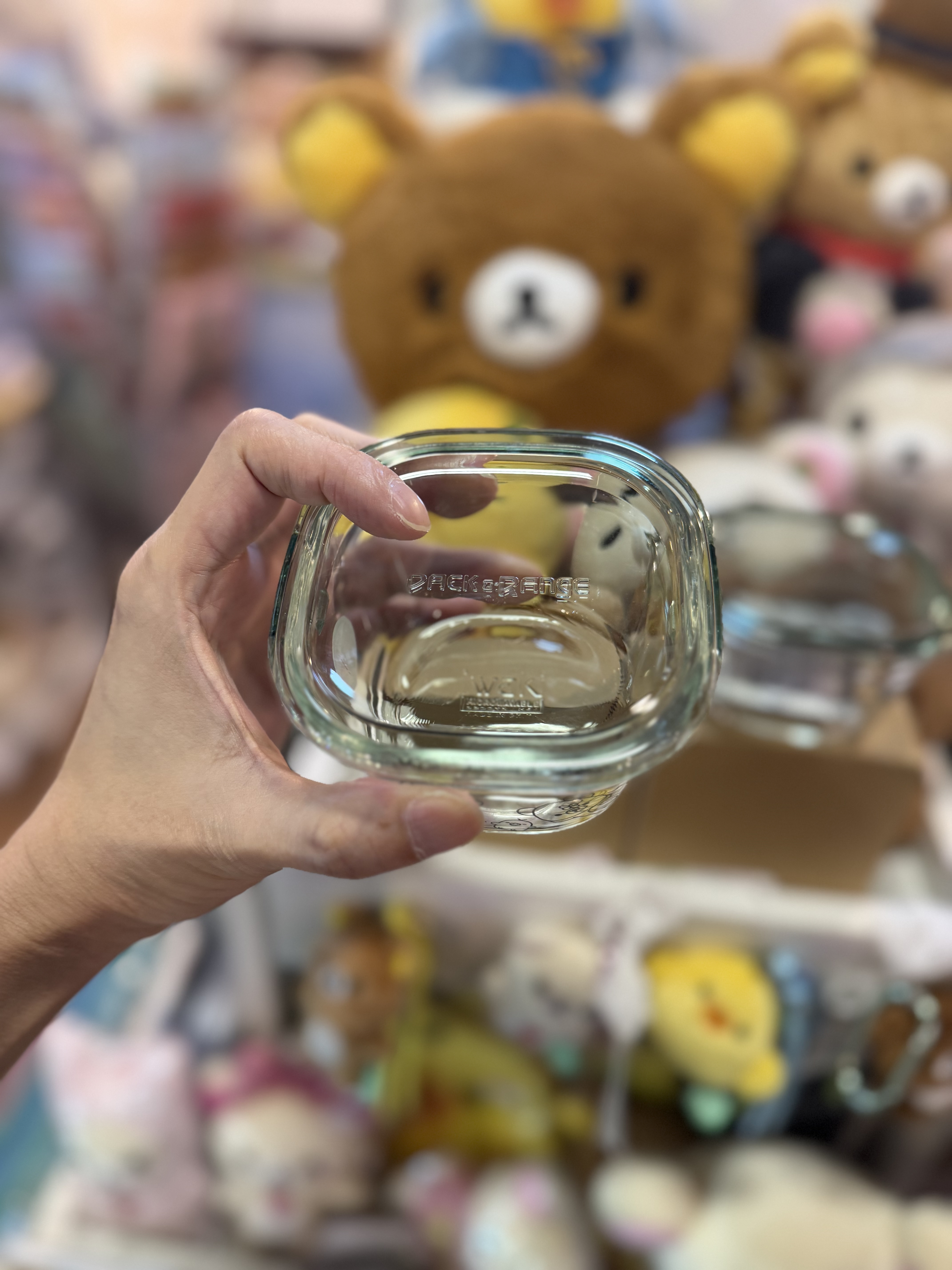 《現貨》全新日本專店限定 Rilakkuma 耐熱玻璃製食物盒（200 ml)