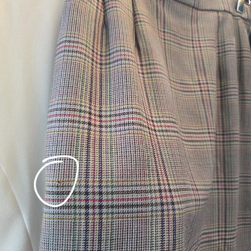 Vintage Made in Japan with German fabric 100% Wool Skirt - (MT1606)
