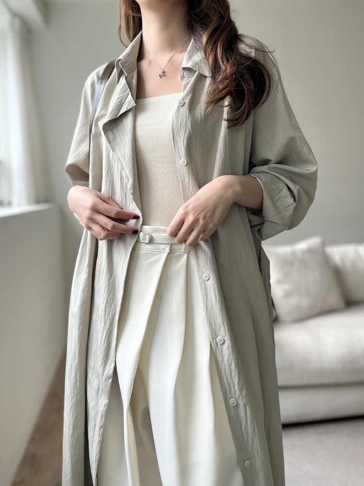 Asymmetric Wrap-Line Slacks (Ivory)