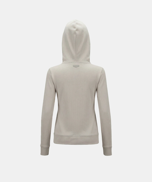 BS Soft Terry Zip-Up Hoodie - Beige