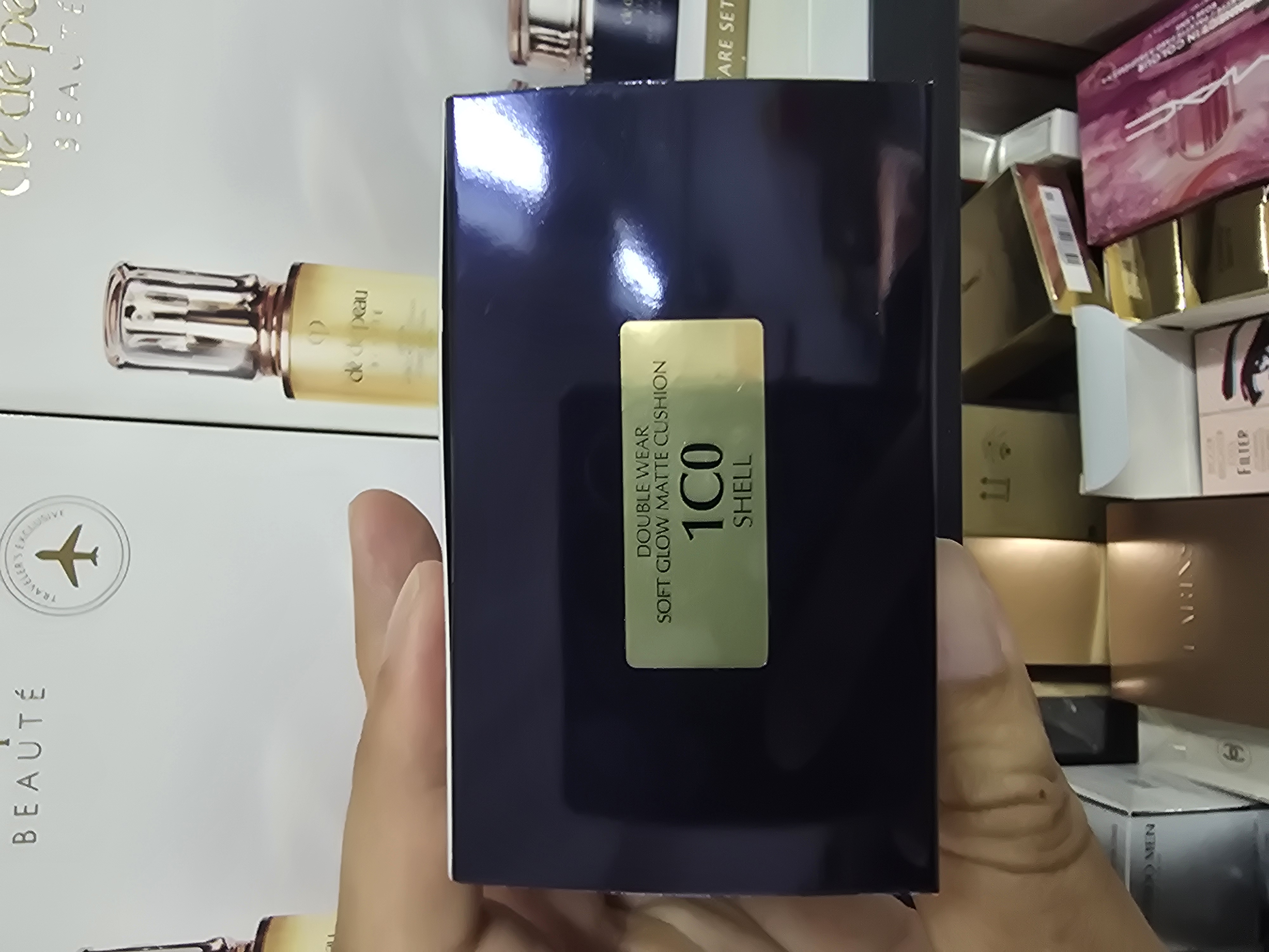 清貨價 estee lauder DW粉底氣墊2芯一盒 #1C0