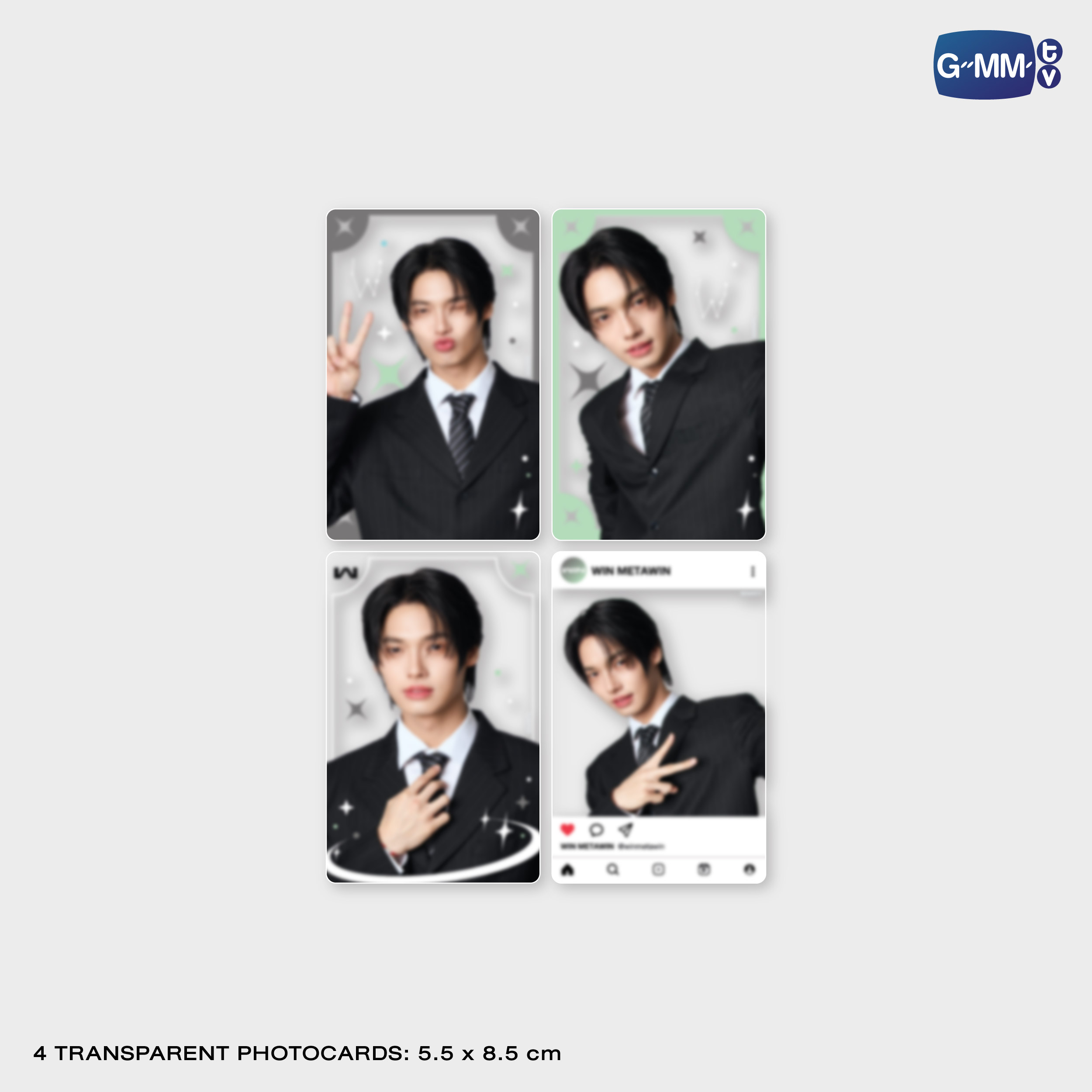 WIN TRANSPARENT PHOTOSET | TAIPEI POP UP STORE JUN 2026