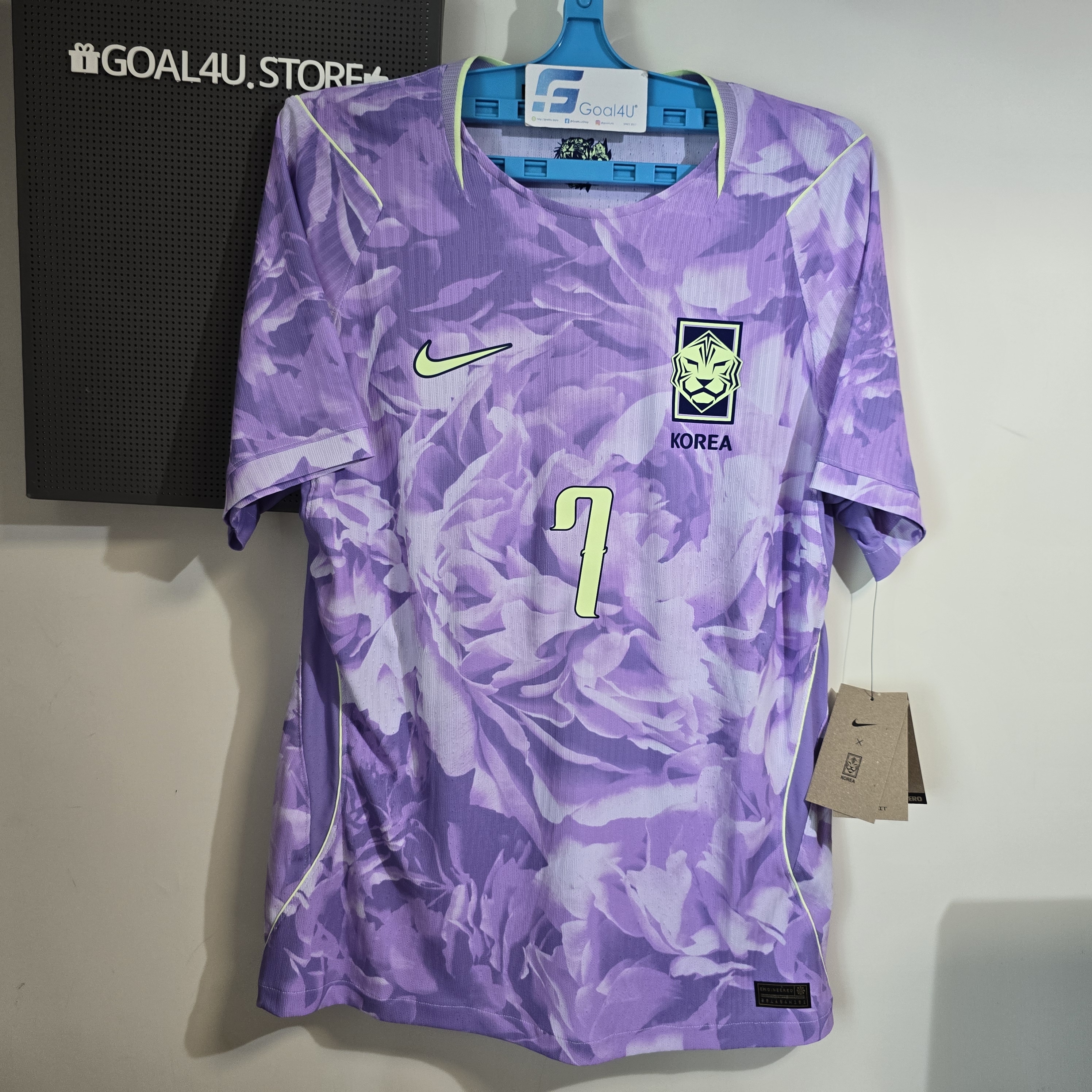韓式美學🌸 Nike South Korea 南韓 2026-27 作客球員版球衣 (可加印字章) IB5215
