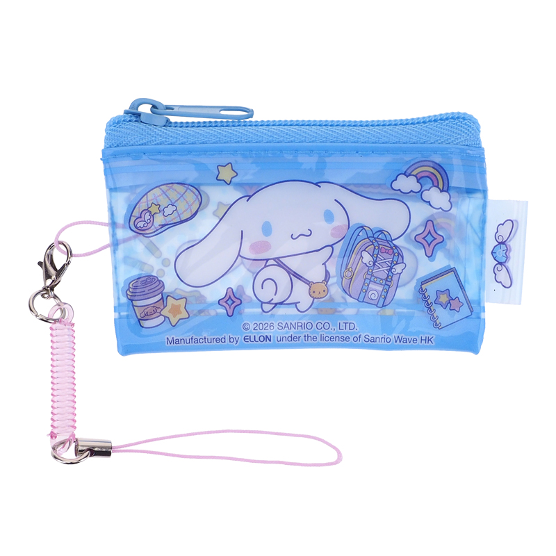 Cinnamoroll Mini PVC Mesh Bag w/ Spiral Cord 迷你PVC袋電話繩