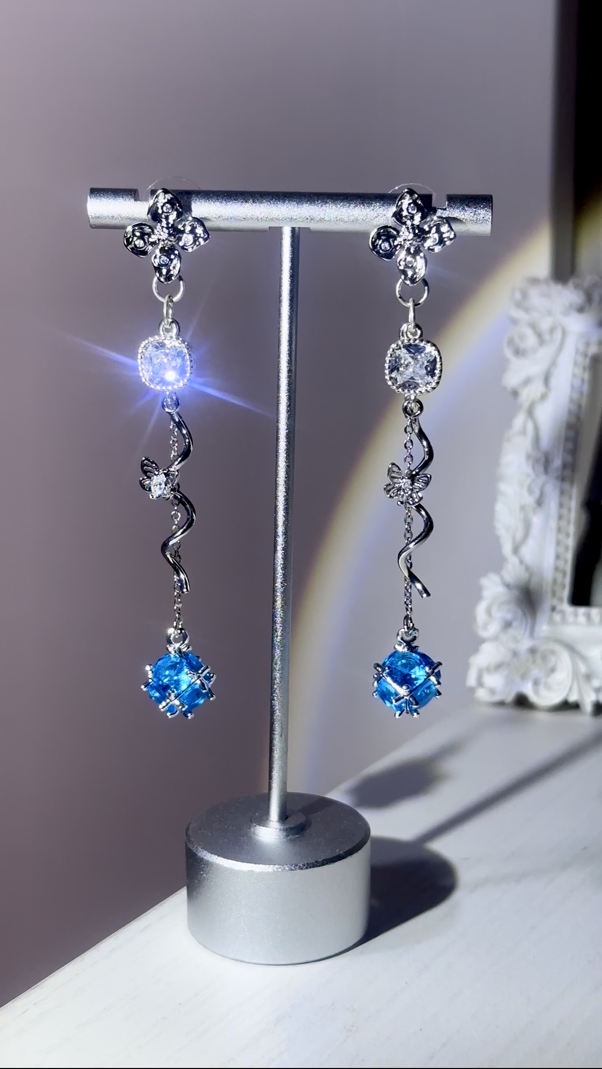 銀花蝴蝶藍石晶🦋