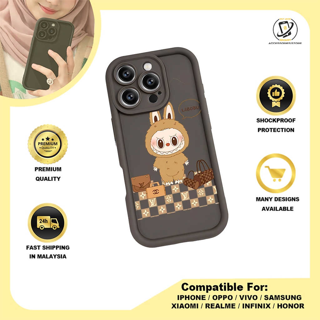 TPU DESIGN CASE PHONE FOR REALME - DESIGN LABUBU B