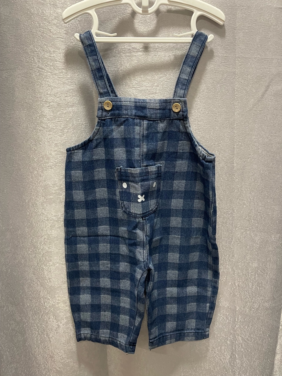 A0155 Miffy格仔背帶褲