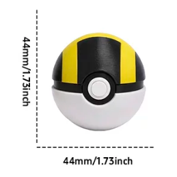 3D 列印寶可夢精靈球按鍵解壓玩具