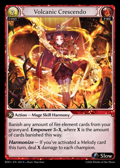 Volcanic Crescendo / RDO-203 (R)