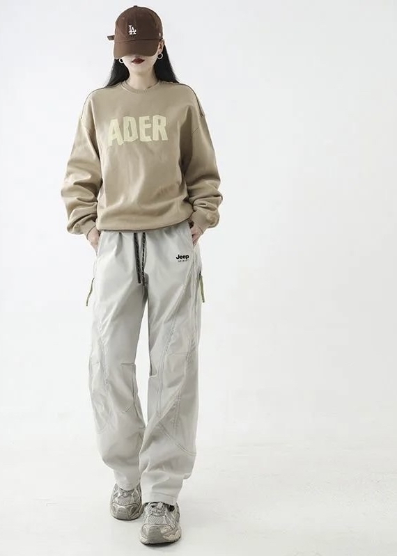 山系男女同款輕薄防水防風工裝褲