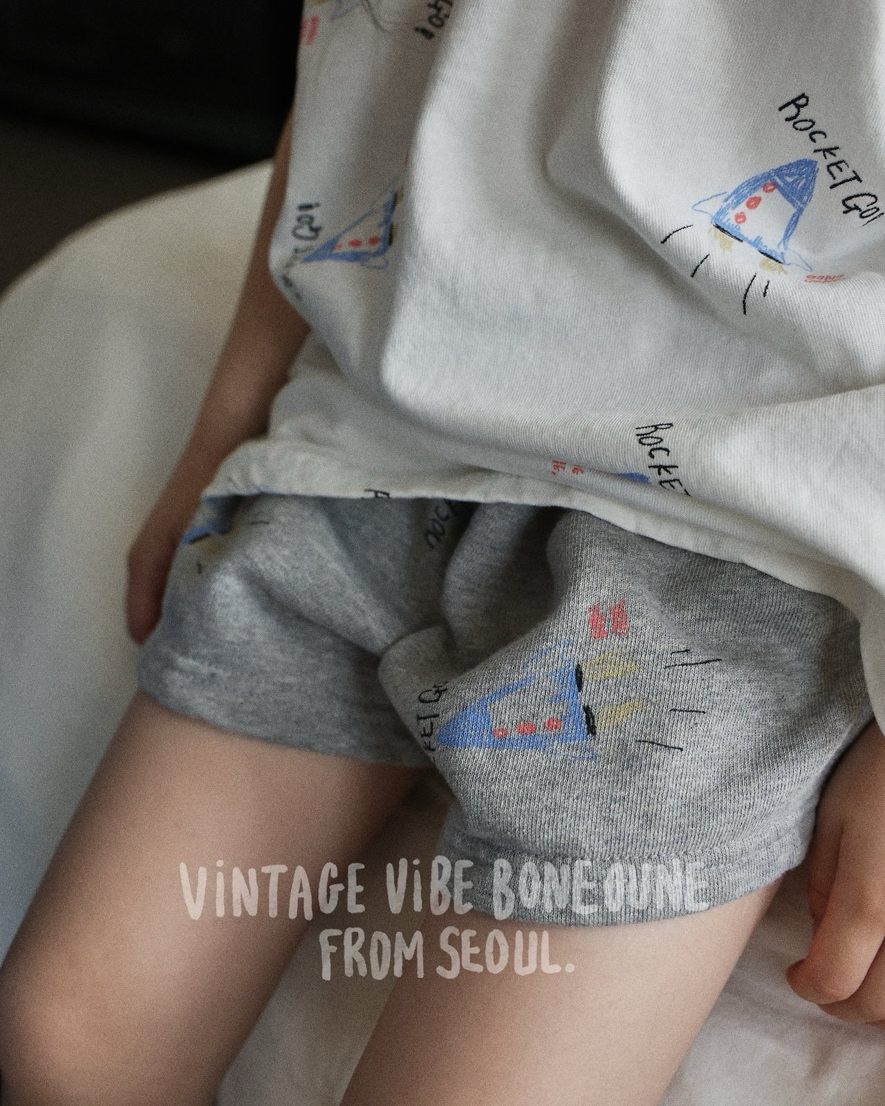 Boneoune  | Rocket shorts (Grey M90-100)