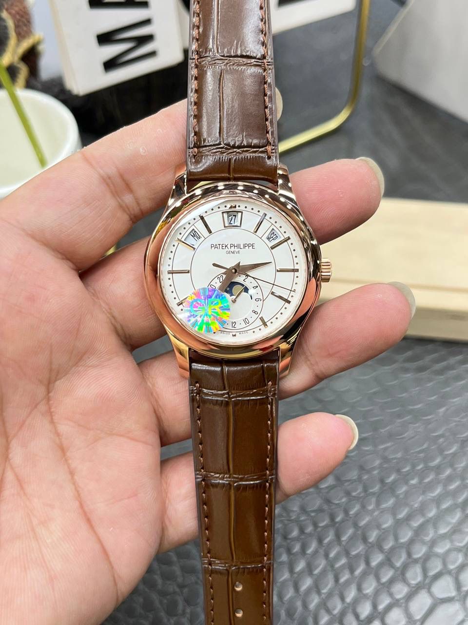 百达翡丽5205G-013复杂功能系列/40mm*11.36mm/搭载Caliber324 S QALU 24H/206全自动机械🚀🚀