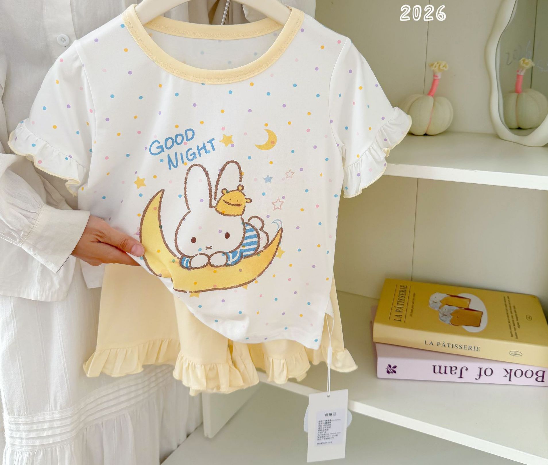 4款選擇/$58套。兒童家居服短袖短褲套裝