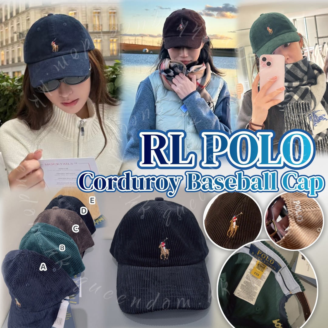Polo Ralph Lauren Corduroy Baseball Cap 燈芯絨棒球帽