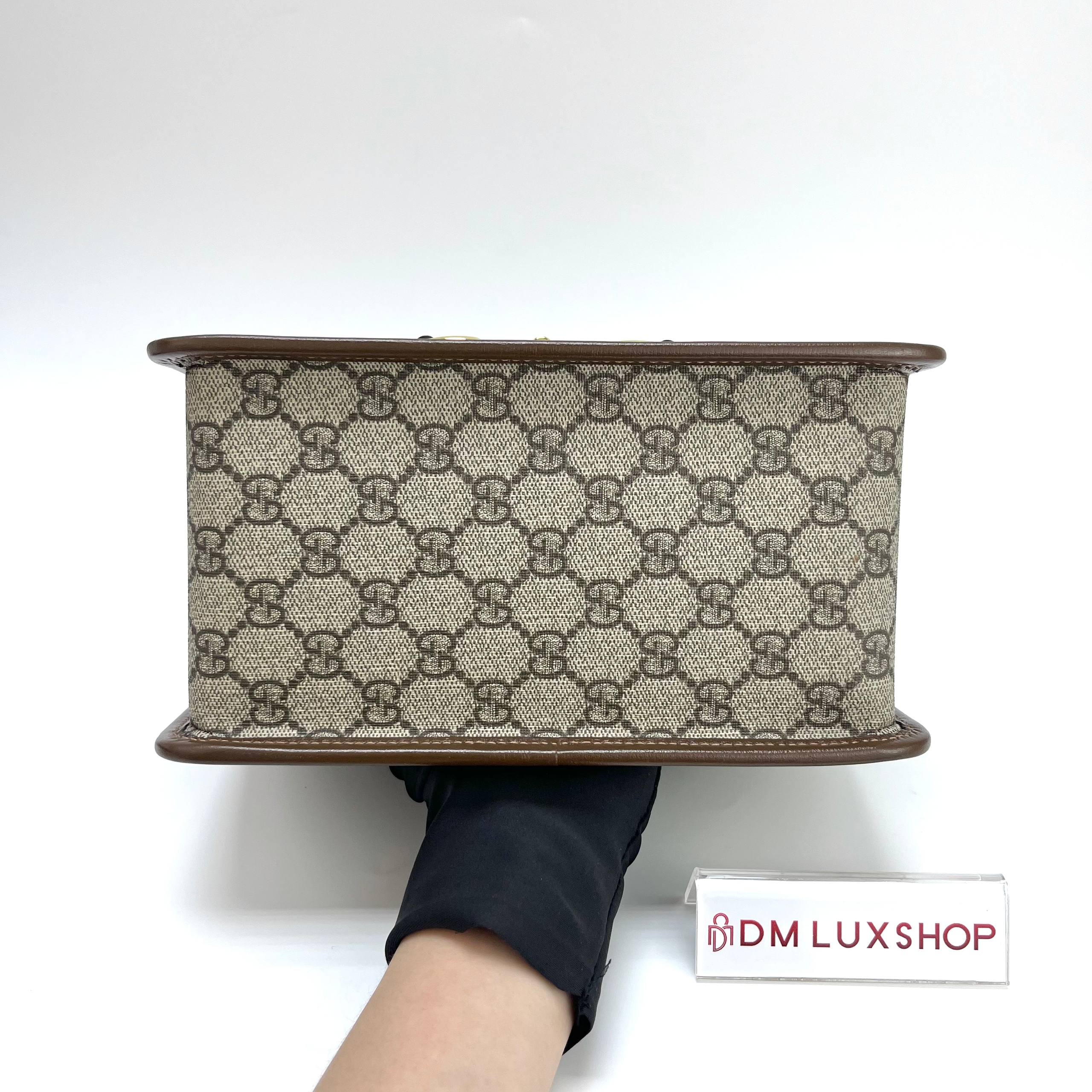 Gucci Horsebit 1955 Mini Box Tote Bag GHW