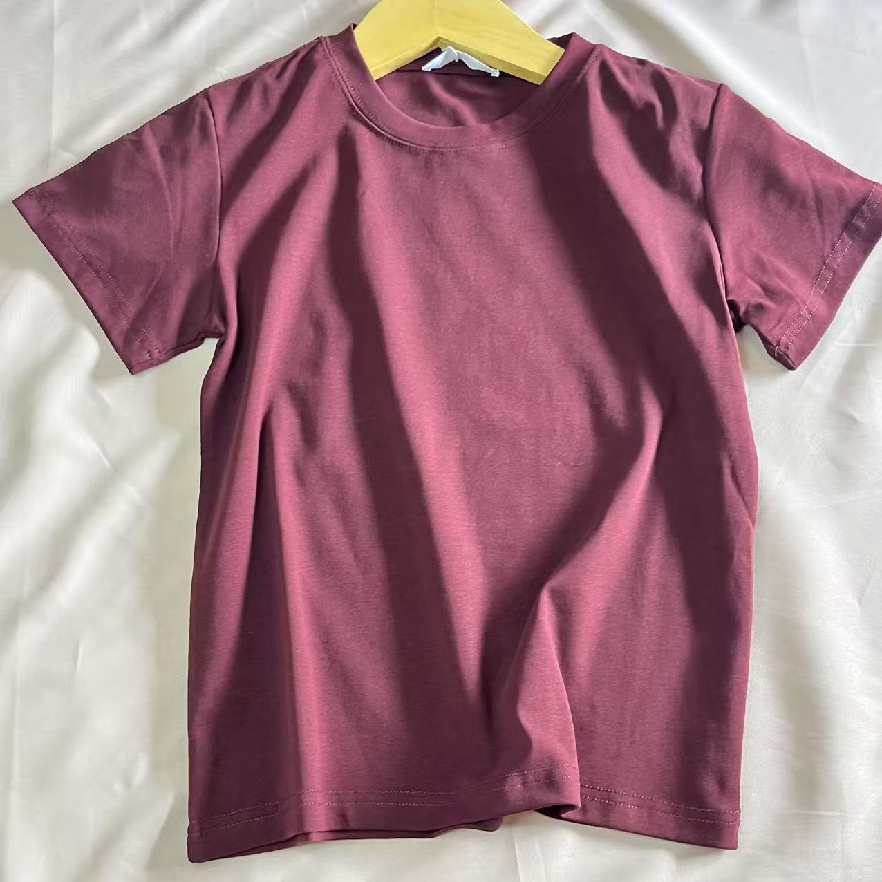 T20011#821 [Plain] Plain T-shirt