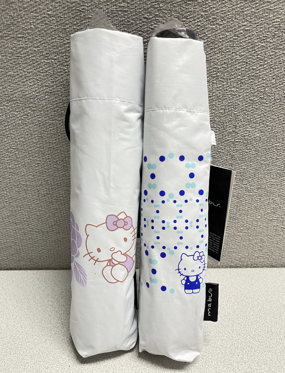 🎌日本直送🎌 Hello Kitty 限量款 內外雙層圖案 抗風防Uv縮骨遮