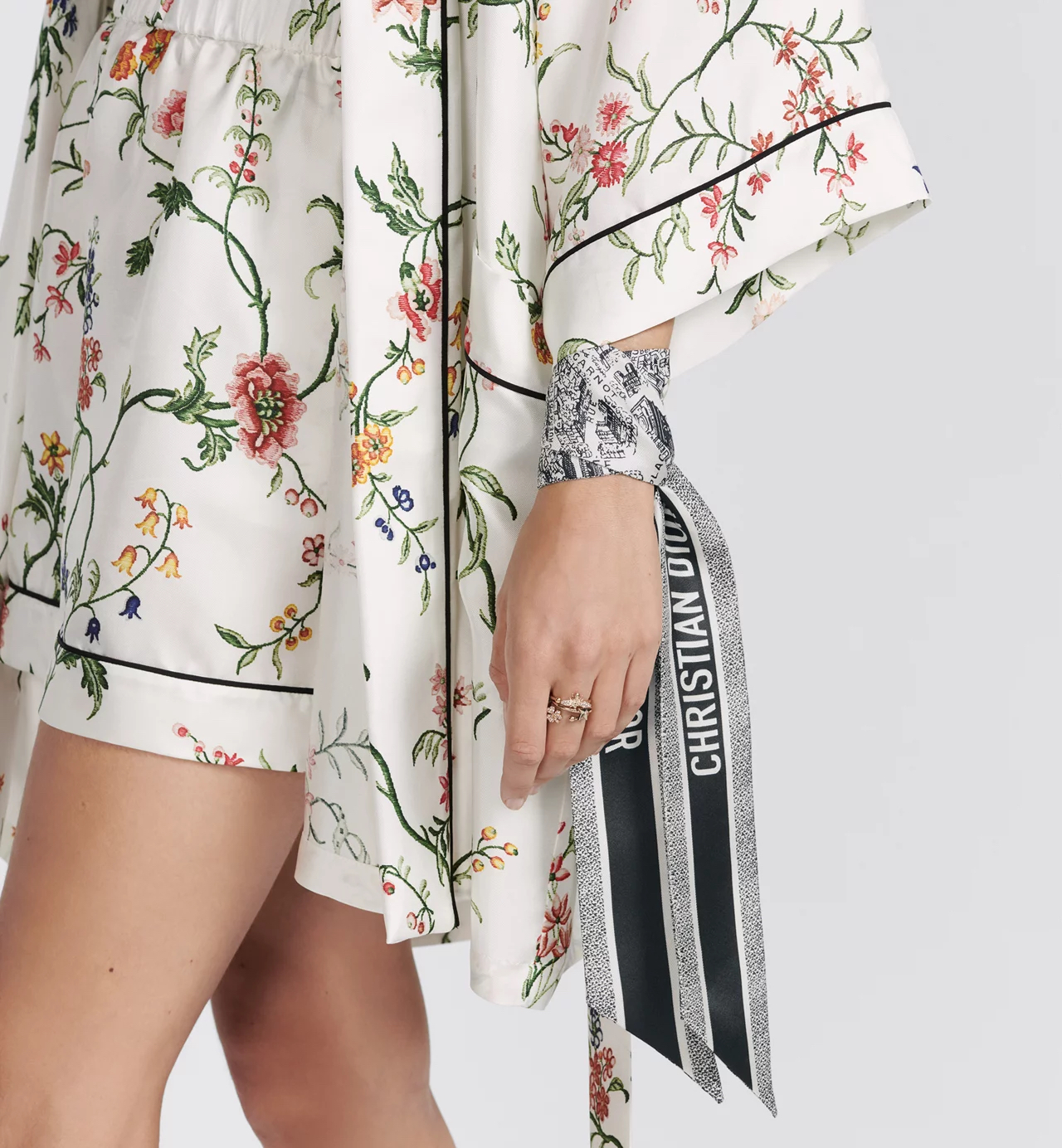 Dior 全新🆕 100%絲 Plan de Paris Mitzah圖案絲巾