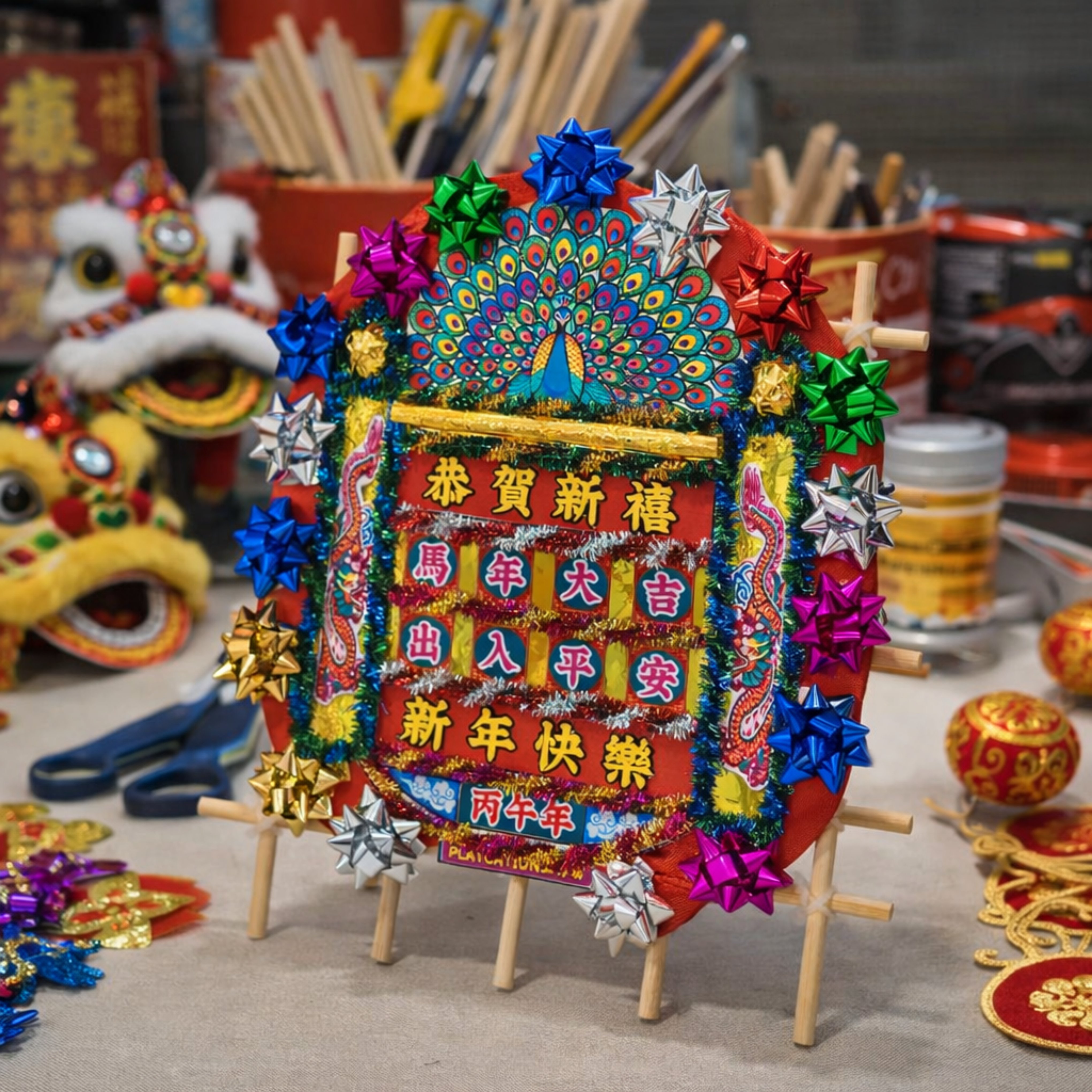 香港非遺・盛典花牌 DIY 手作材料包（豪華版）｜ 可提供外展教學｜歡迎訂購客製化