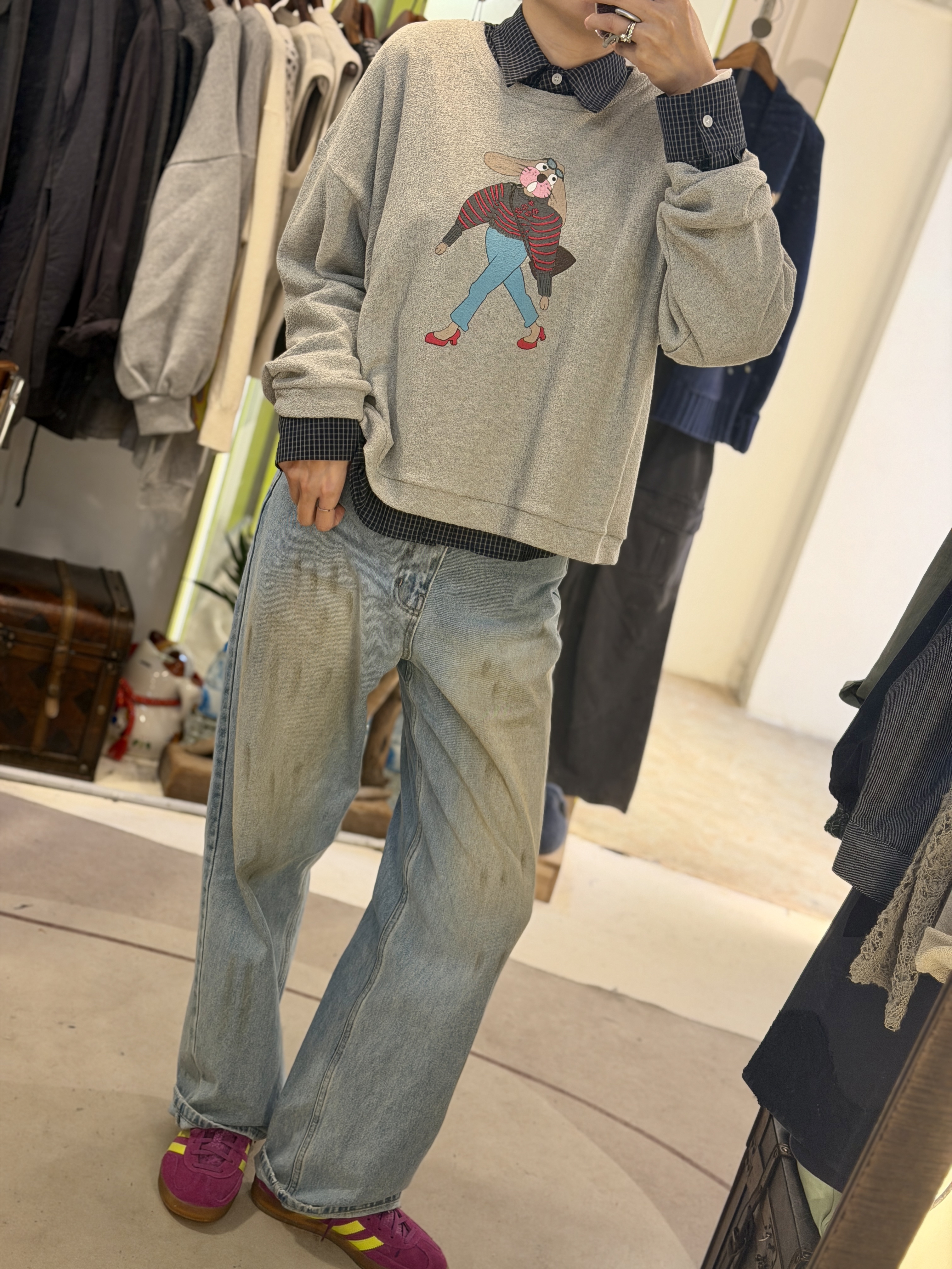 Happy ribbit sweater