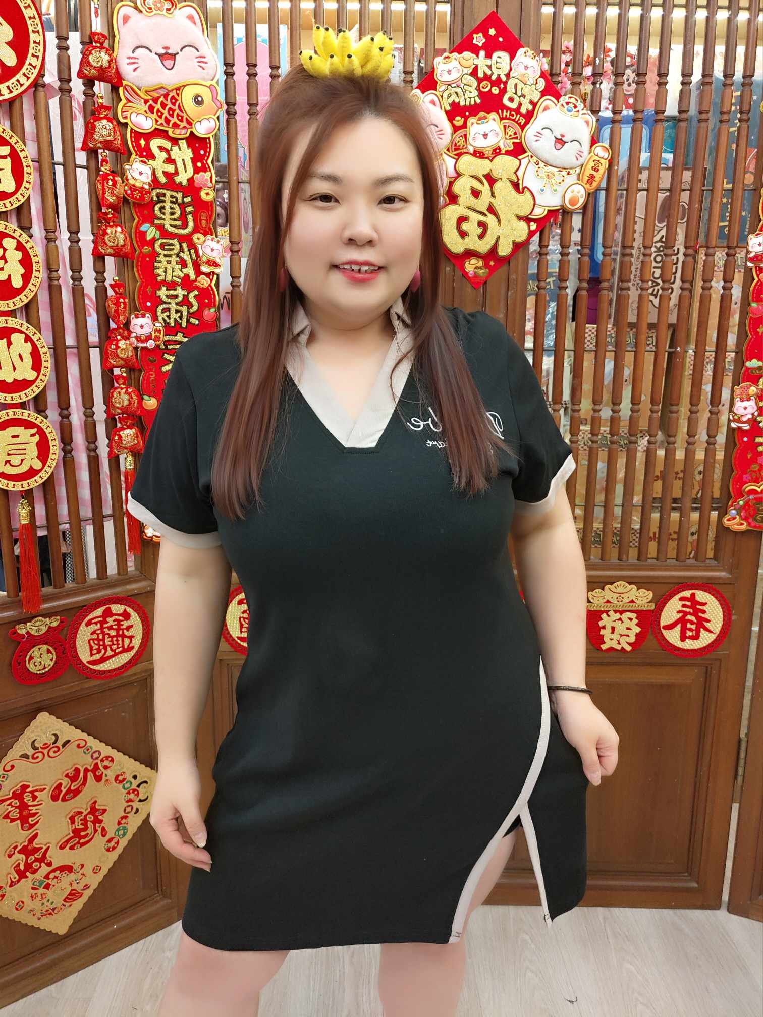 NBC16 TW#5095 POLO 休闲 T恤连衣裙